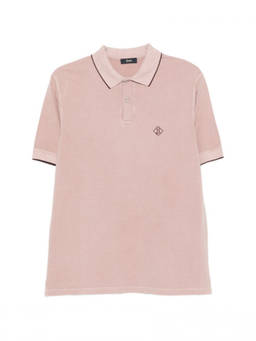 Herno - Pink Shirt Collar Polo T-Shirt