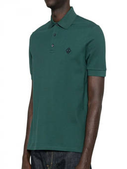 Herno - Green Shirt Collar Polo T-Shirt