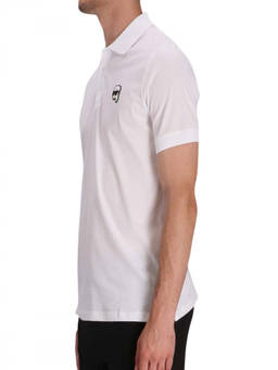 Karl Lagerfeld - White Shirt Collar Polo T-Shirt