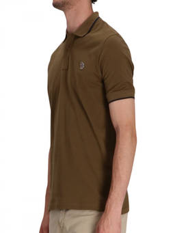 Ps By Paul Smith - Brown Shirt Collar Polo T-Shirt (S)