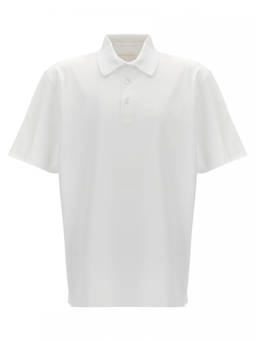 Givenchy - White Logo Embroidery Polo T-Shirt