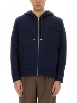 Etro - Navy Blue Logo Hoodie (S)