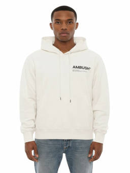 Ambush - White Regular Logo Hoodie