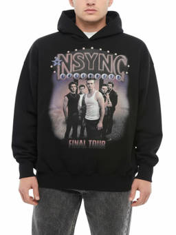 1989 STUDIO - Black Relaxed Graphic Hoodie