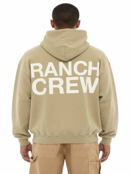 1989 STUDIO - Beige Graphic Print Hoodie