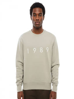 1989 STUDIO - Grey Logo Crew Neck Sweatshirt