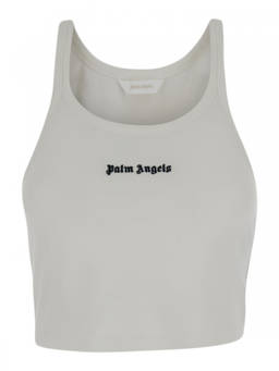 Palm Angels - White Classic Logo Tank Top