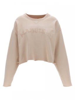 Maison Margiela - Pink Logo Embroidery Sweatshirt (L)