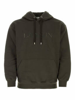 Lanvin - Dark Green Cotton Oversize Sweatshirt