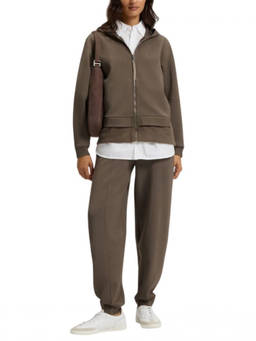 Boss - Brown Loose-Fit Hoodie