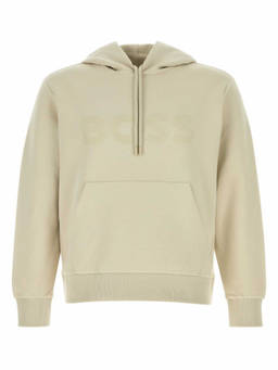 Boss - Sand Beige Logo Hoodie (M)