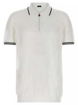 Kiton - White Logo Polo T-Shirt (3XL)