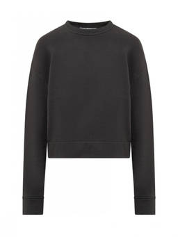 IRO - Black Solid Crew Neck Sweatshirt (L)