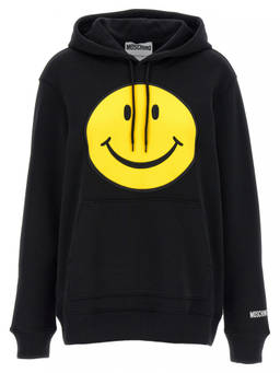 Moschino - Black Smiley Hoodie (XXS)