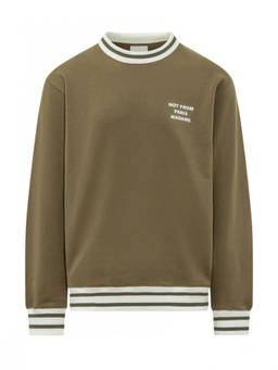Drole De Monsieur - Khaki Crew Neck Sweatshirt