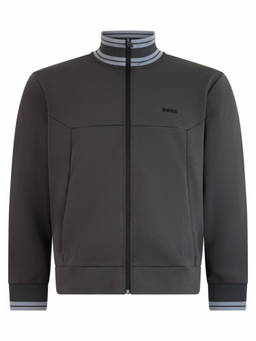 Boss - Dark Grey Zip Up Sweatshirt