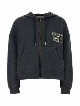 Golden Goose - Grey Printed Zip Hoodie