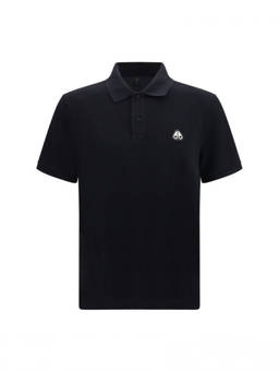 Moose Knuckles - Black Shirt Collar Polo T-Shirt