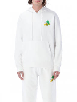 OFF-WHITE - White Graphic Regular Hoodie (XL)