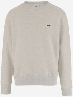 Autry - Grey Crewneck Logo Sweatshirt (S)