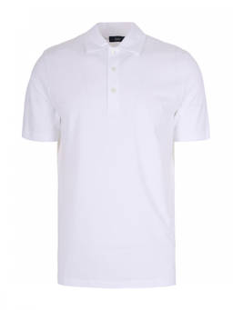 Herno - White Solid Short Sleeves Polo T-Shirt