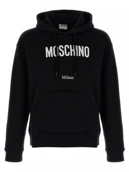 Moschino - Black Logo Print Hoodie
