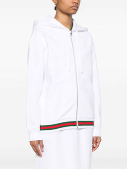 Gucci - White Cotton Jersey Sweatshirt