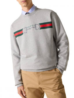 Gucci - Grey Crew Neck Sweatshirt