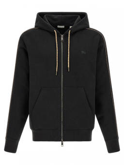Burberry - Black Logo Relaxed Hoodie