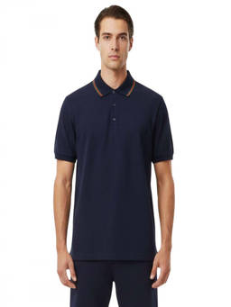 Gucci - Navy Blue Solid Polo T-Shirt