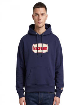 ICECREAM - Navy Blue Logo Hoodie