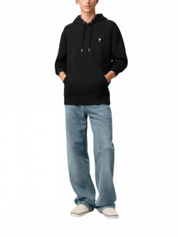 AMI Paris - Black Cotton Hoodie
