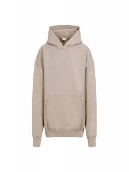 MORDECAI - Beige Classic Back Striped Hoodie (S)
