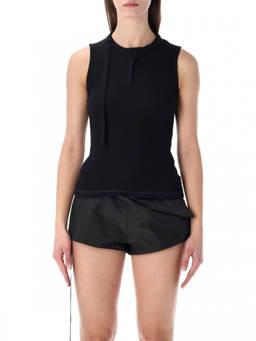 Diesel - Black Round Neck Tank Top