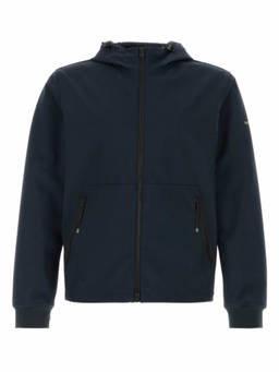 Woolrich - Navy Blue Logo Embossed Jacket