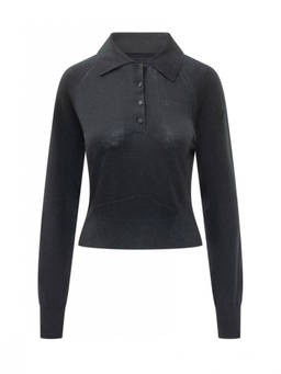Givenchy - Black Logo Shirt Collar Polo T-Shirt