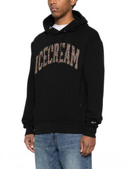 ICECREAM - Black Regular Logo Hoodie