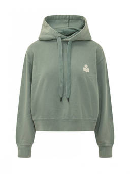 Marant Etoile - Green Logo Hood Sweatshirt