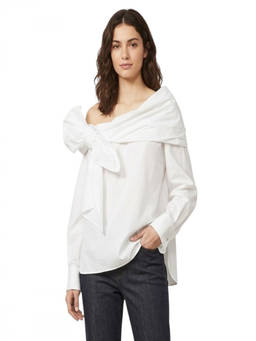 Max Mara - White Off Shoulder Top (S)