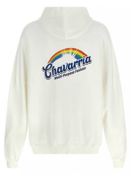 Willy Chavarria - White Clean Fresh Willy Hooligan Hoodie