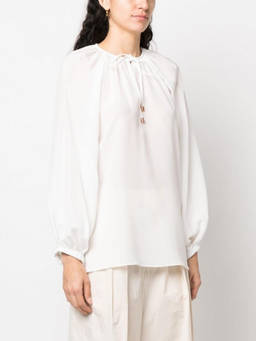 Phaeonia - White Anita Blouse Top