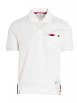 Thom Browne - White Rwb Polo T-Shirt