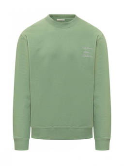 Drole De Monsieur - Green Crew Neck Sweatshirt