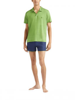 Vilebrequin - Green Shirt Collar Polo T-Shirts