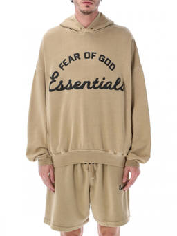 Fear of God - Beige Graphic Logo Hoodie (XL)