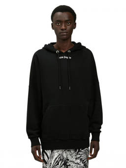 Palm Angels - Black Oversized Logo Hoodie