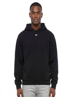 Diesel - Black Regular Logo Hoodie