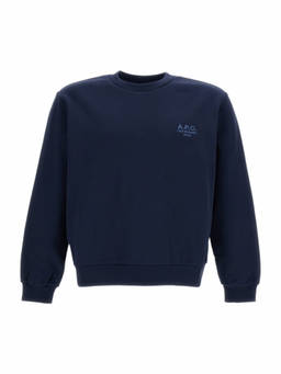A.P.C. - Dark Navy Crew Neck Sweatshirt