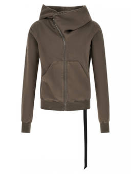 Rick Owens - Brown Regular Zip Up Hoodie (XL)