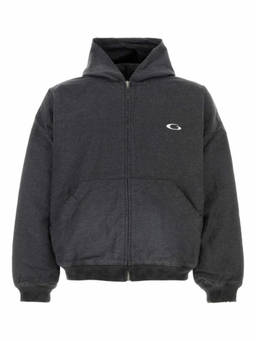 Balenciaga - Charcoal Grey Denim Sweatshirt